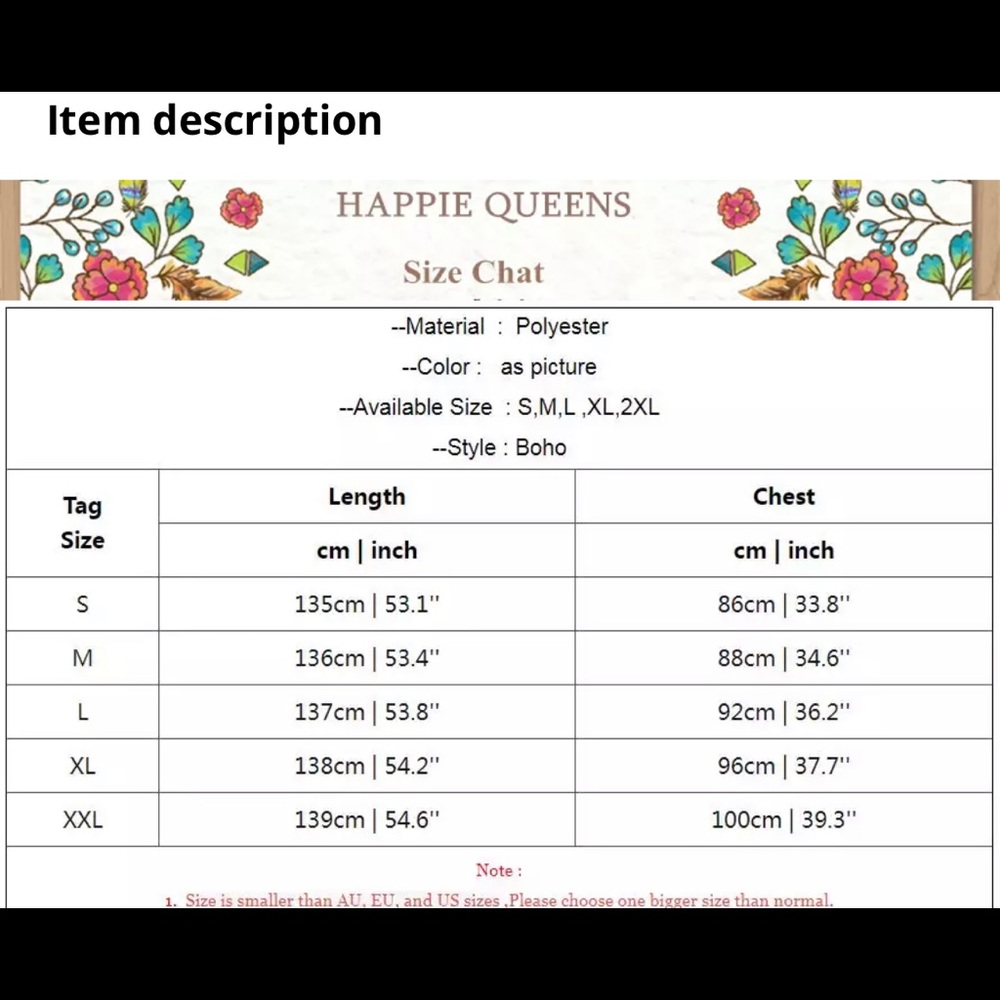 Bohemian Ruffle High Low Button Maxi Dress Cover up - Picture 8 of 8